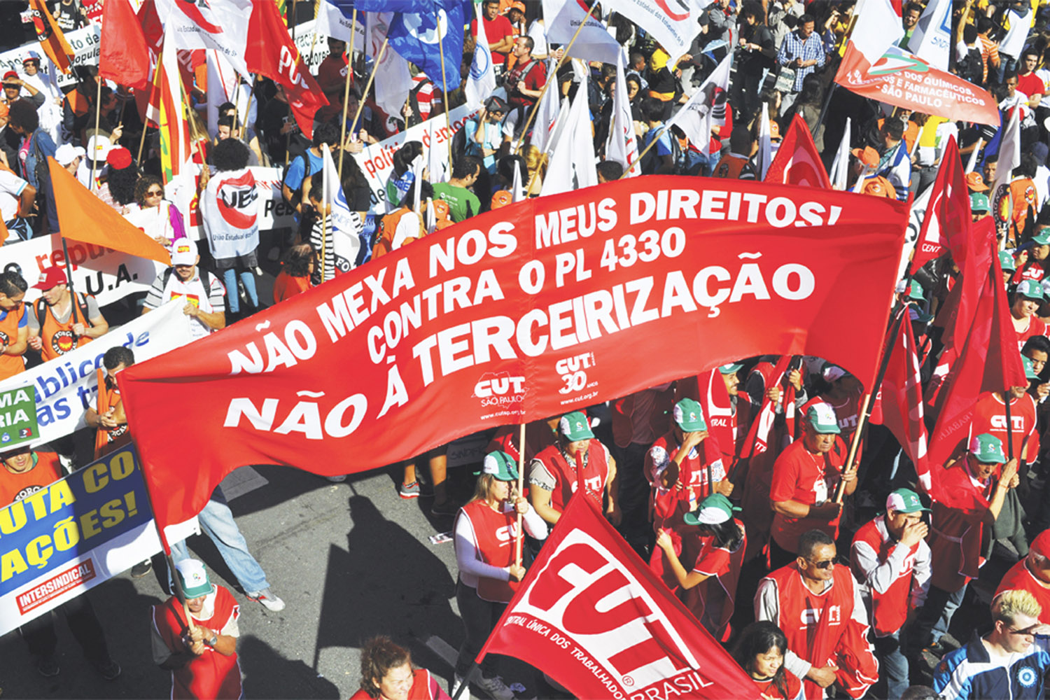Pinda já está em Brasília para vigília contra o PL da terceirização