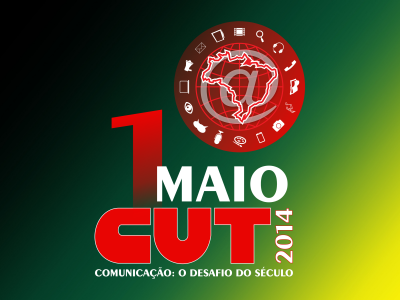 Logo da campanha pelo Dia do Trabalhador deste ano (Arte Maria Dias - Secom-CUT/SP)