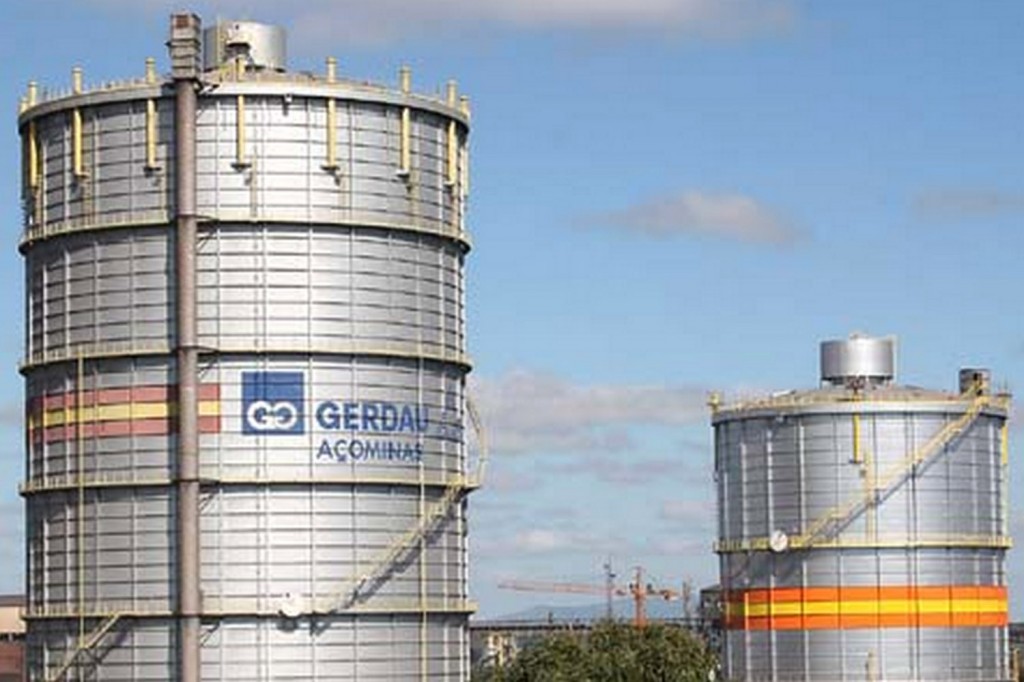 Imagem da Gerdau Açominas, em Ouro Branco-MG (crédito jornal Diário do Comércio)