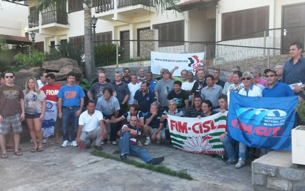 Dirigentes sindicais na Tenaris/Ternium em Belo Horizonte-MG (Crédito: Divulgação)