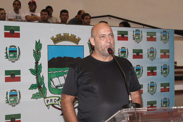 O auditor fiscal do trabalho, Antonio Carlos Pimentel durante audiência pública (foto Guilherme Moura)