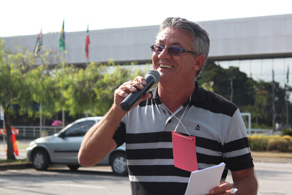 O diretor de Política Social do sindicato, Vicente Caetano - Serrinha