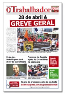 Jornal O Trabalhador.Edição 92.Abril de 2017.indd