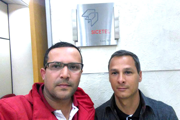Luciano da Silva - Tremembé e Marcio Fernandes - dirigente sindical na Gerdau