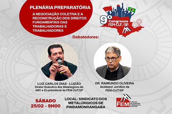 FEM-CUT/SP realiza segunda plenária preparatória em Pindamonhangaba