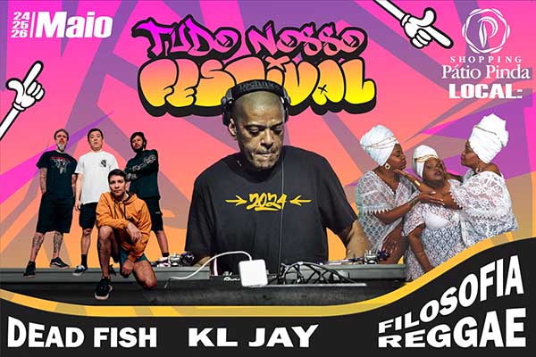 Pinda terá 3ª edição do Tudo Nosso Festival, no Shopping Pátio Pinda