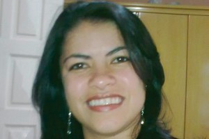 Tania Santos, 30 anos, esposa do dirigente sindical Antonio Ernesto