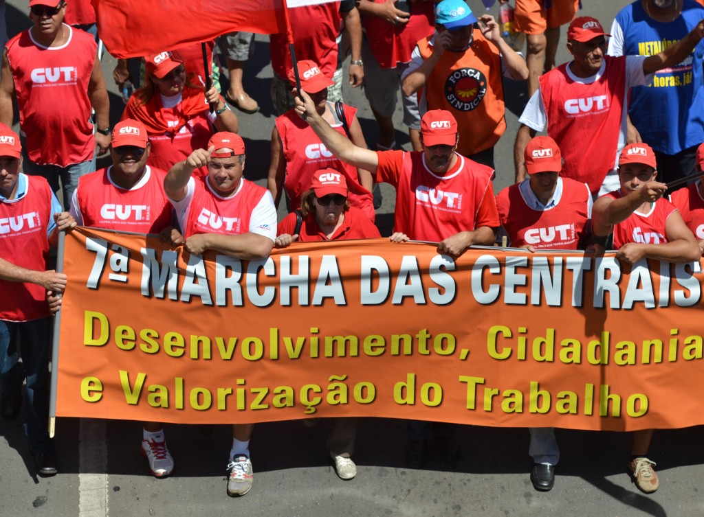 7ª Marcha das Centrais Sindicais em Brasília.2.Crédito Marcello Casal Jr. - ABr