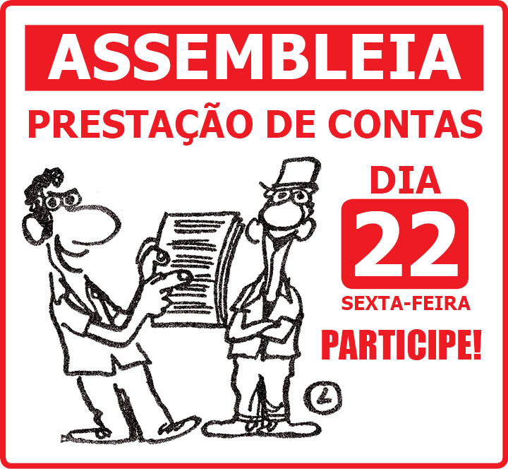 Sindicato convoca categoria para prestação de contas