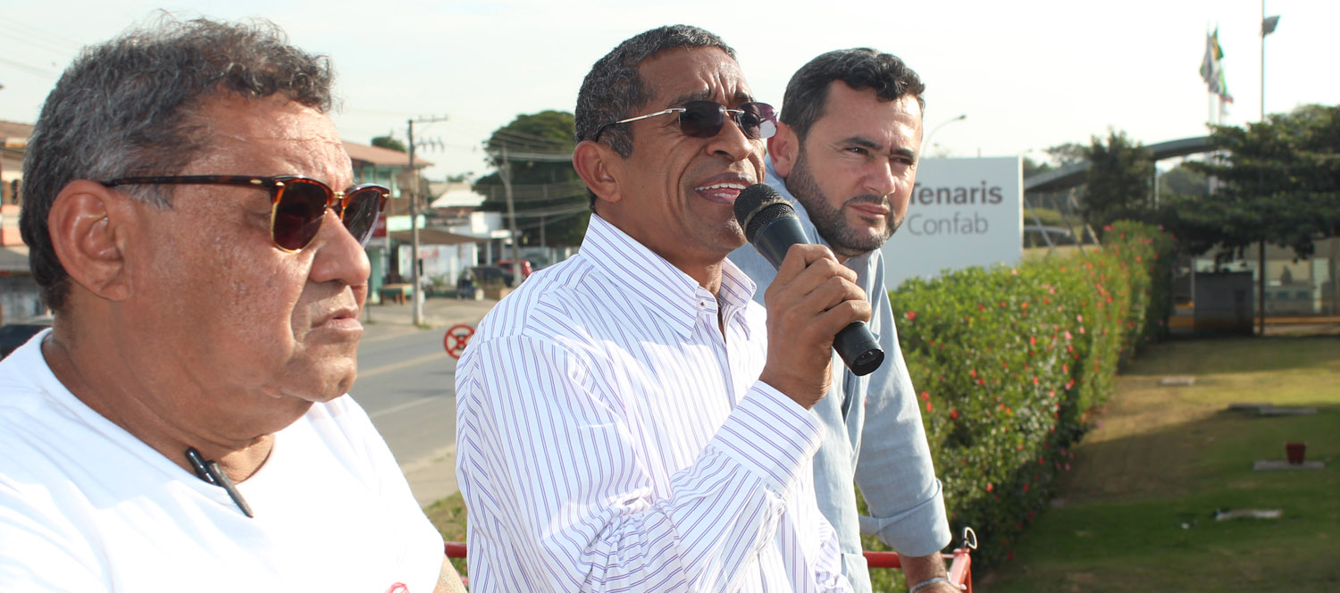 Vicentinho do PT visita Confab Tubos e Equipamentos