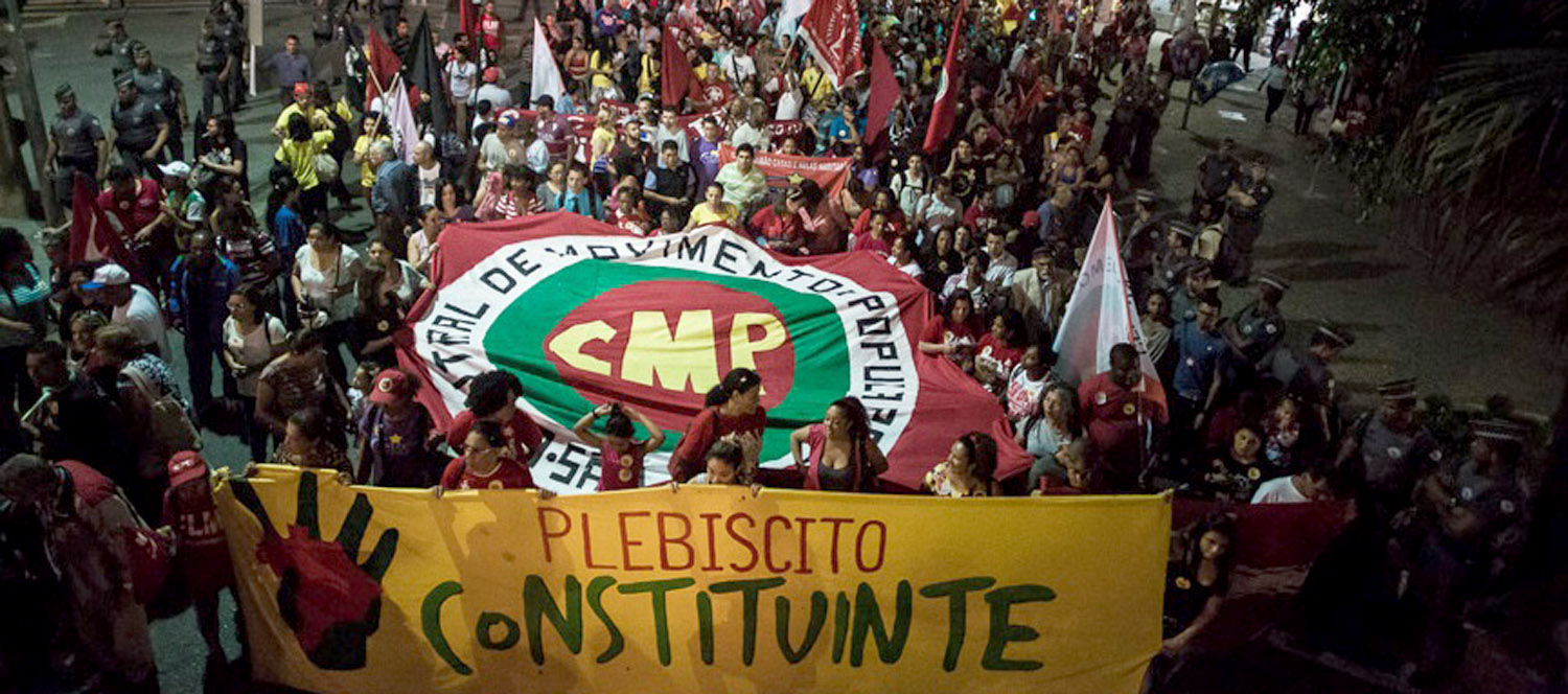 Pela reforma do sistema político, duas mil ocupam centro de São Paulo e alertam que movimento crescerá até setembro