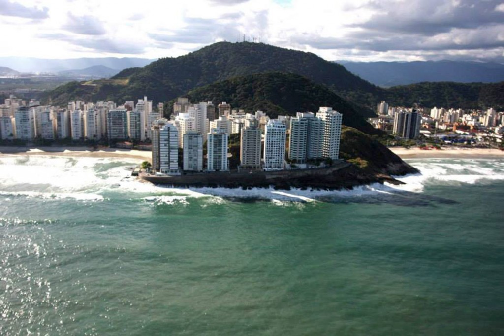 Vista do Morro do Maluf, onde está instalado o hotel Santiago (Crédito: Divulgação)