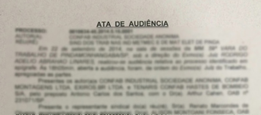 Dia 23 não precisa trabalhar, decide a Justiça sobre a greve da Confab Equipamentos