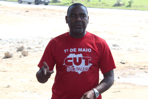 O dirigente sindical na Harsco, Valdir Augusto