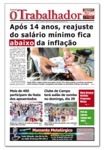 Jornal O Trabalhador.Edição 90.Janeiro de 2017.indd