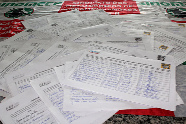 Campanha já colheu 1.450 assinaturas em Pinda, que serão encaminhadas para a CNM/CUT que está organizando campanha nacional