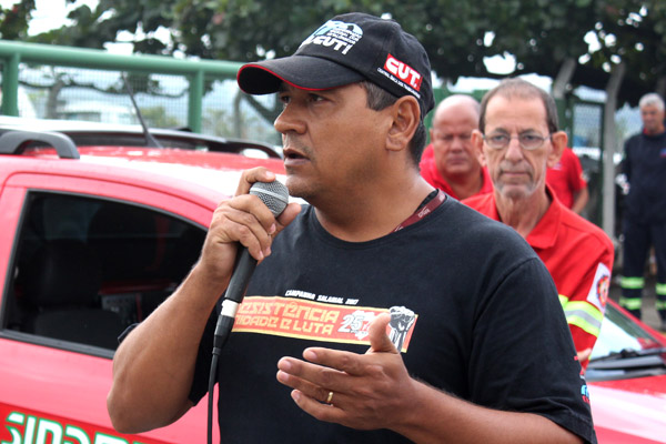 O dirigente sindical Francisco Sampaio