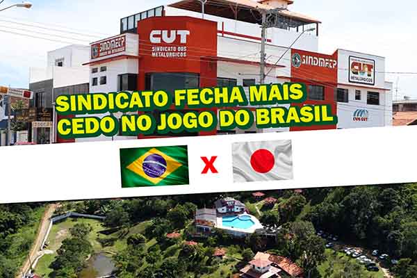 Sindicato fecha mais cedo no jogo do Brasil